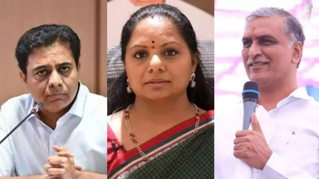 KTR meet Kavitha at Tihar jail