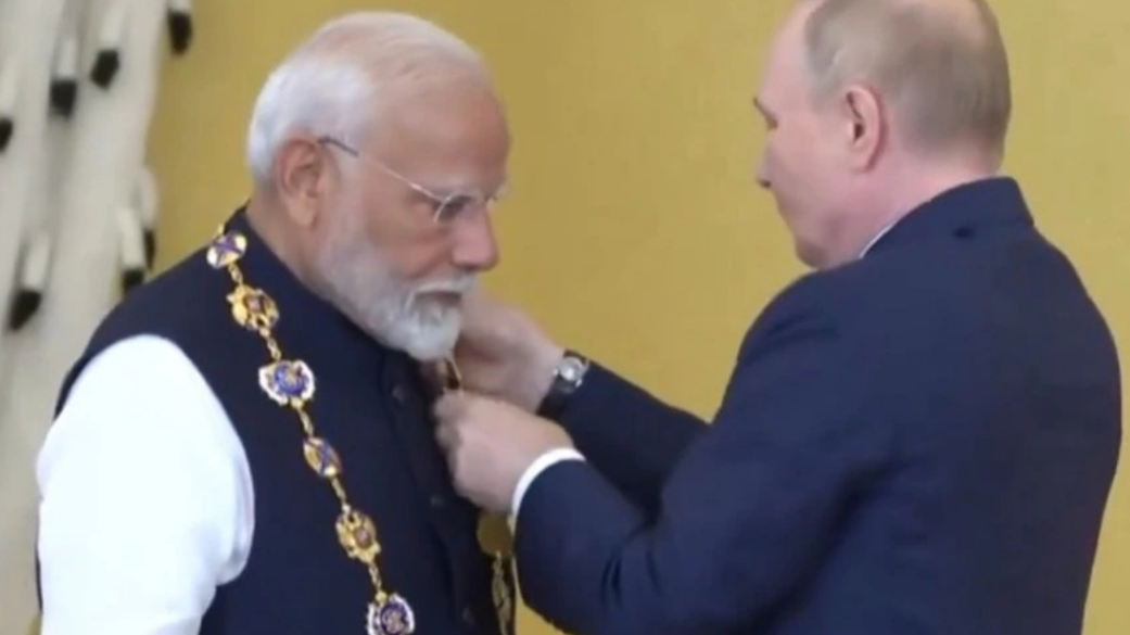 Russia's highest civilian award to Modi