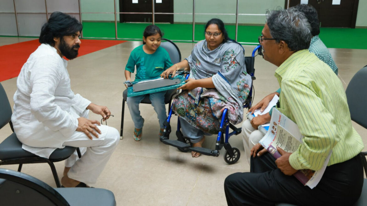 Sugali Preethi Sugali Preethi parents meet Pawan Kalyan