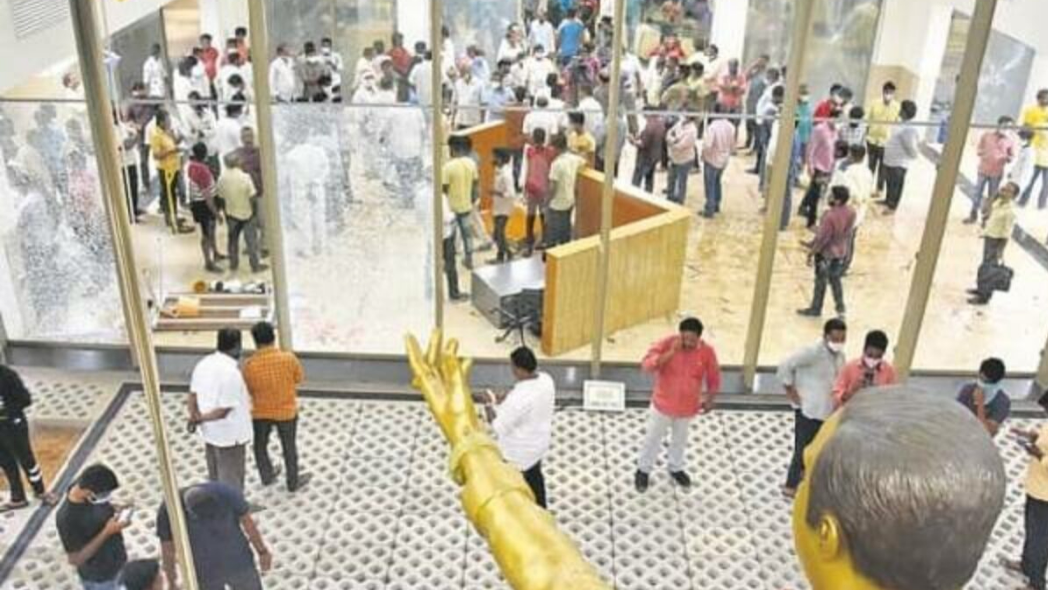 Attack on TDP office