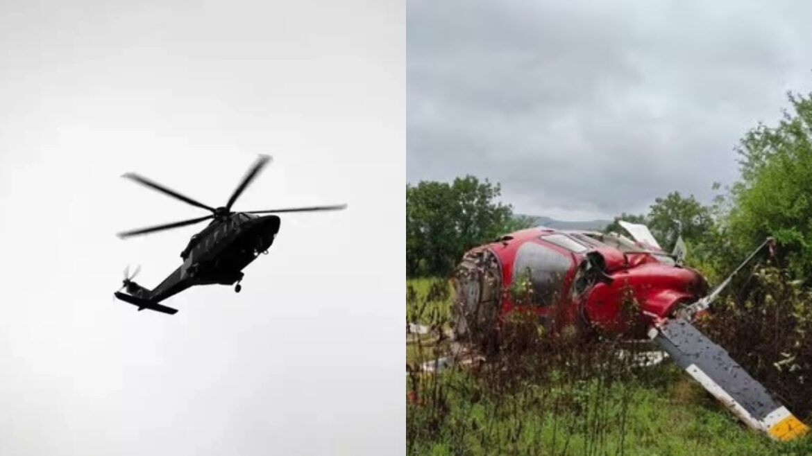 Helicopter pune accident Helicopter Crash Pune