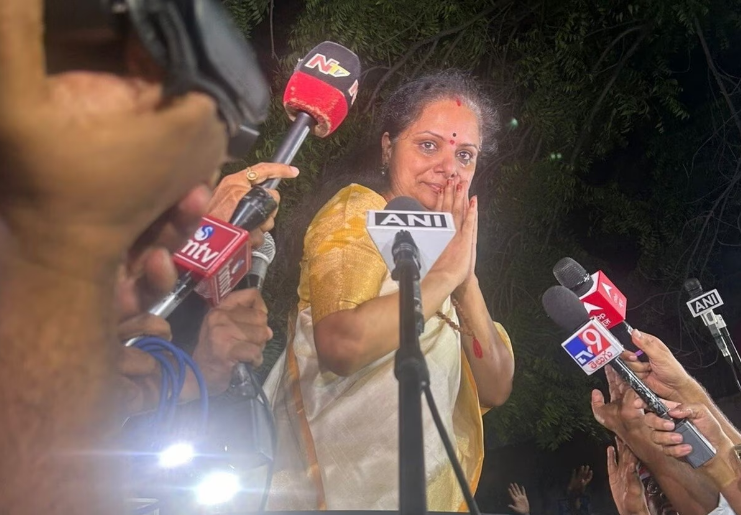 Kavitha released from jail