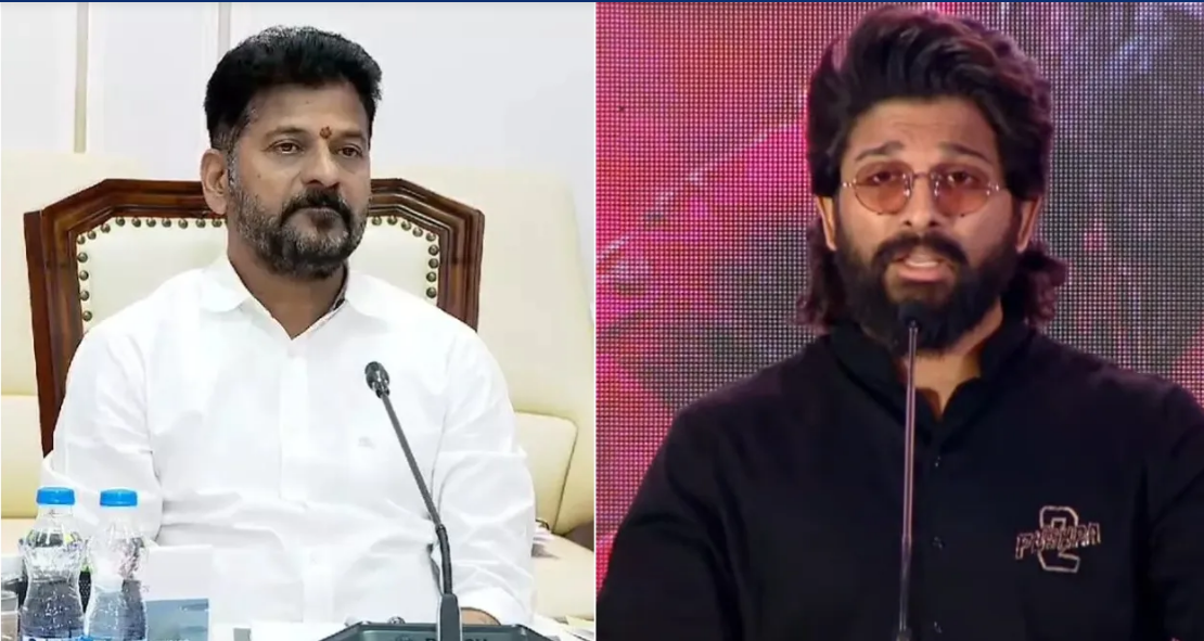 Allu Arjun Revanth Reddy