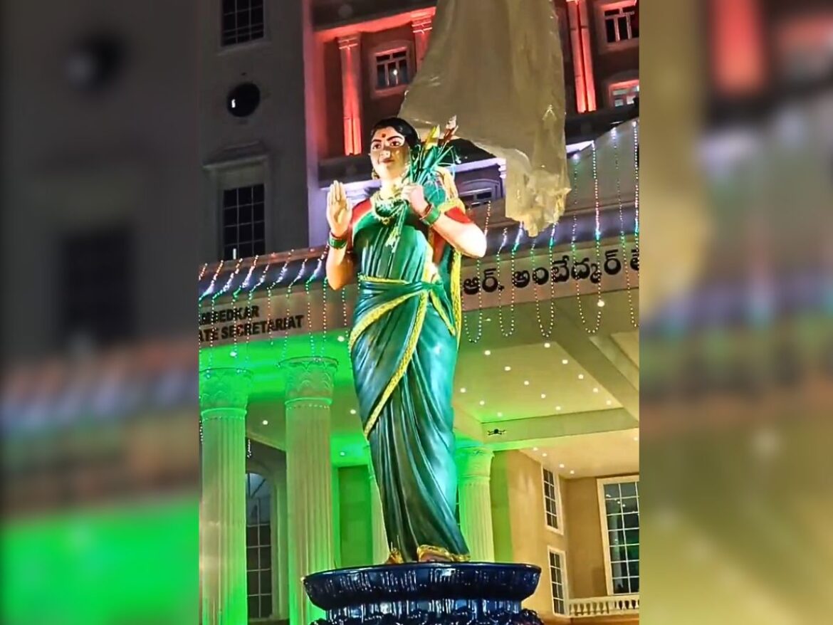 Telangana thalli statue