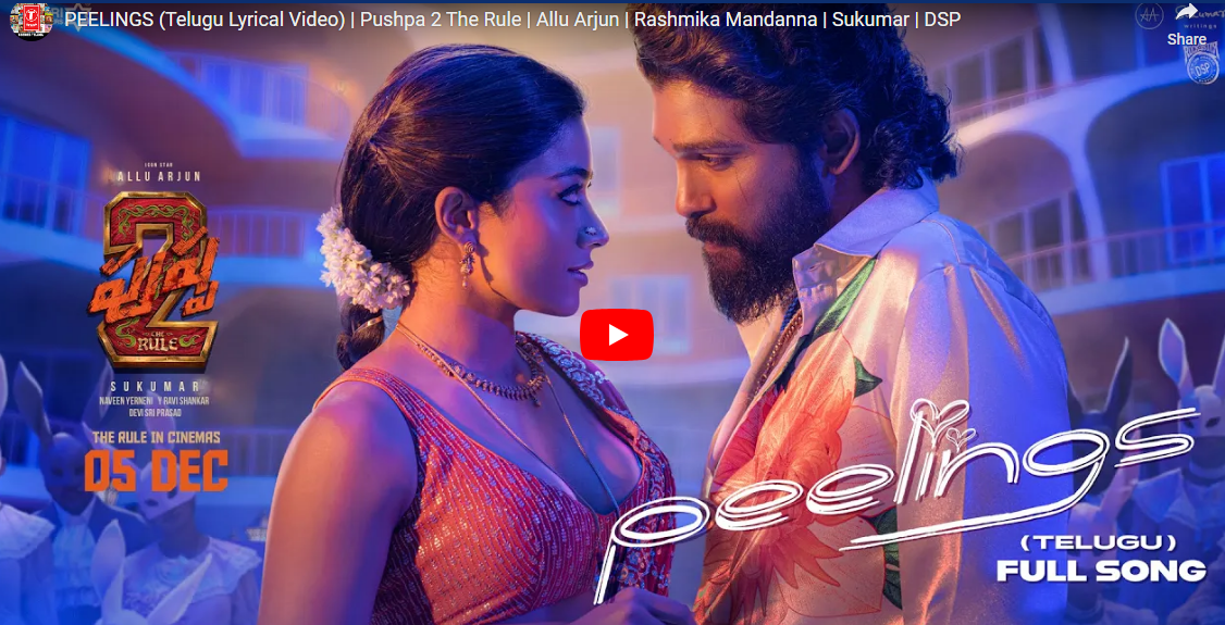 peelings song peelings pushpa 2