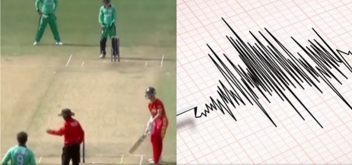 earthquake cricket