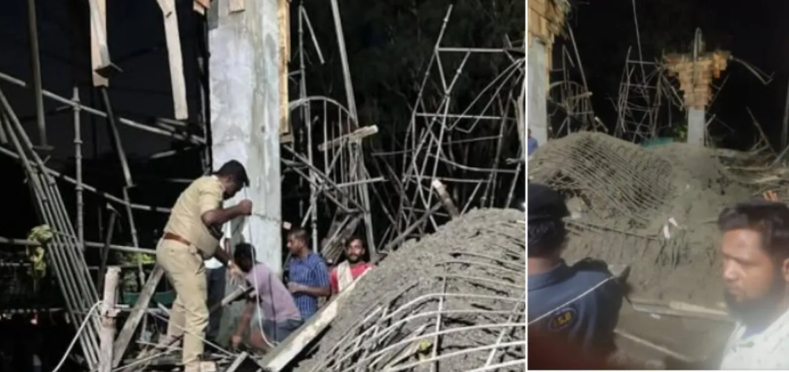 HCU building collapsed HCU building collapsed