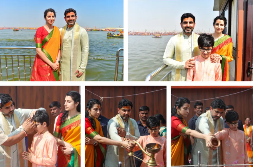 Nara Lokesh Kumbh Mela Nara Lokesh Kumbh Mela