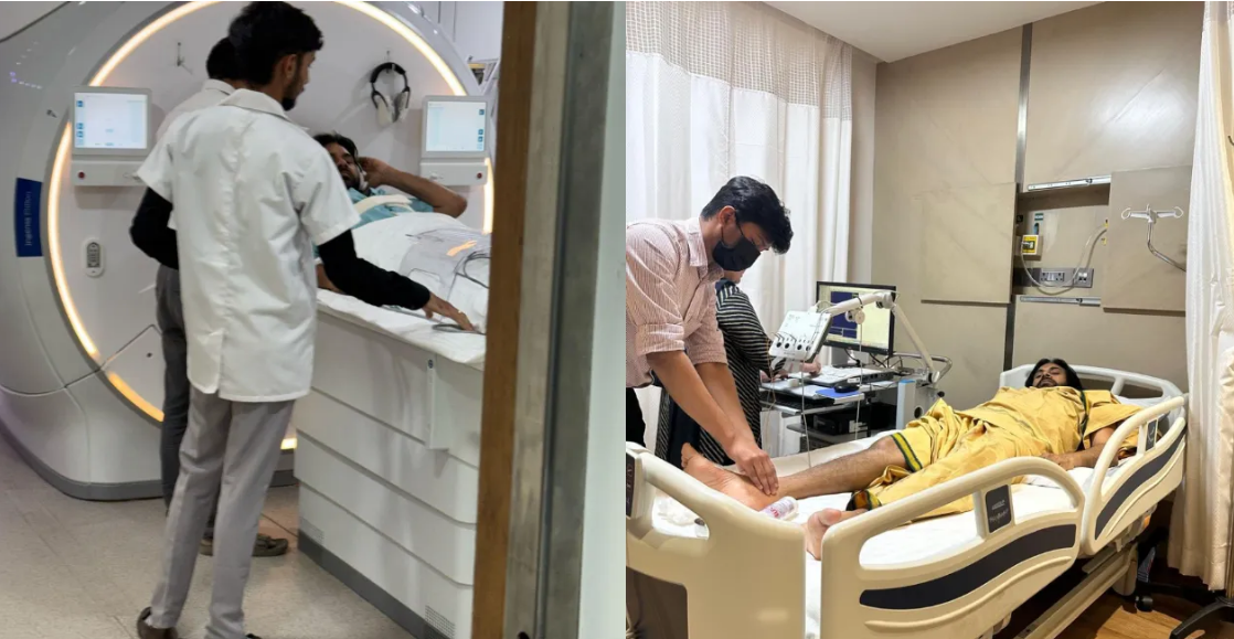 Pawan Klayan medical tests