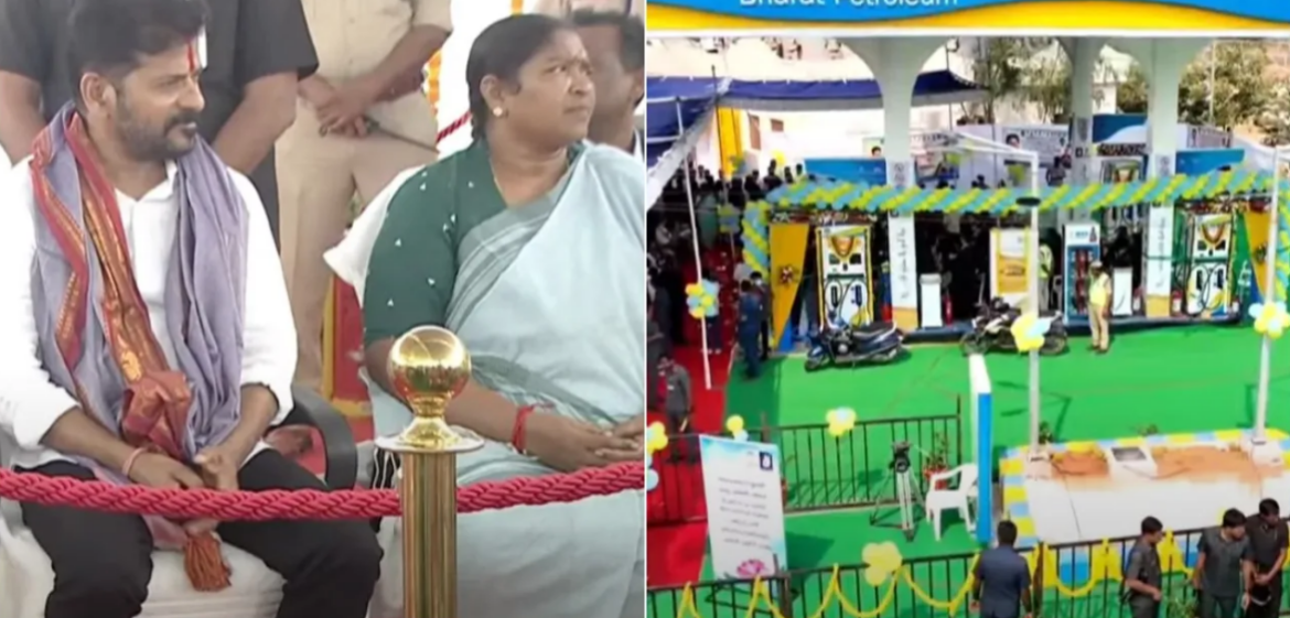 First women petrol bunk