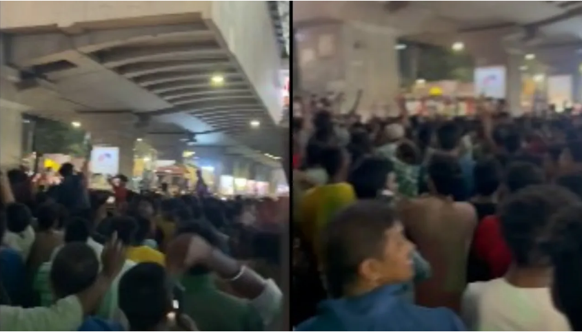 police lathi charge Hyderabad Cricket fans