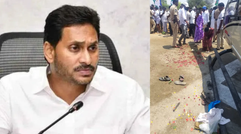 YS Jagan helicopter damaged