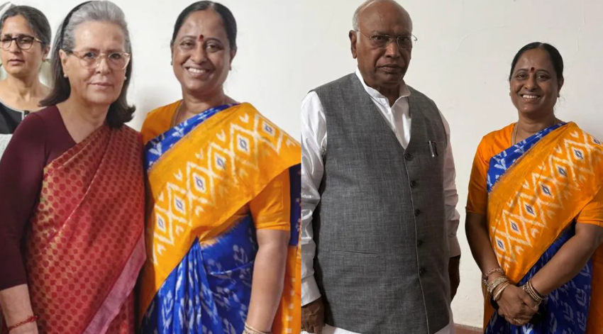 konda surekha meets sonia