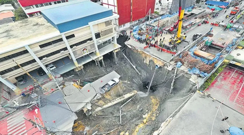Bangkok sinkhole