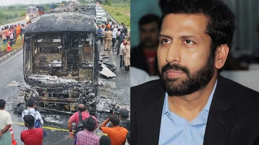 Raviprakash Kurnool bus fire Raviprakash on Kurnool bus fire