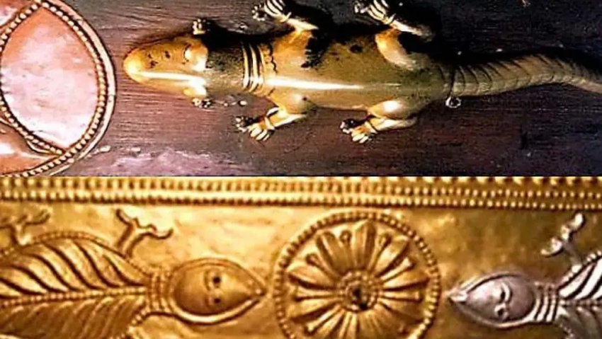 Golden Silver Lizards