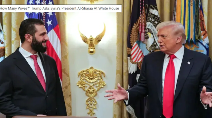 Syria president Trump