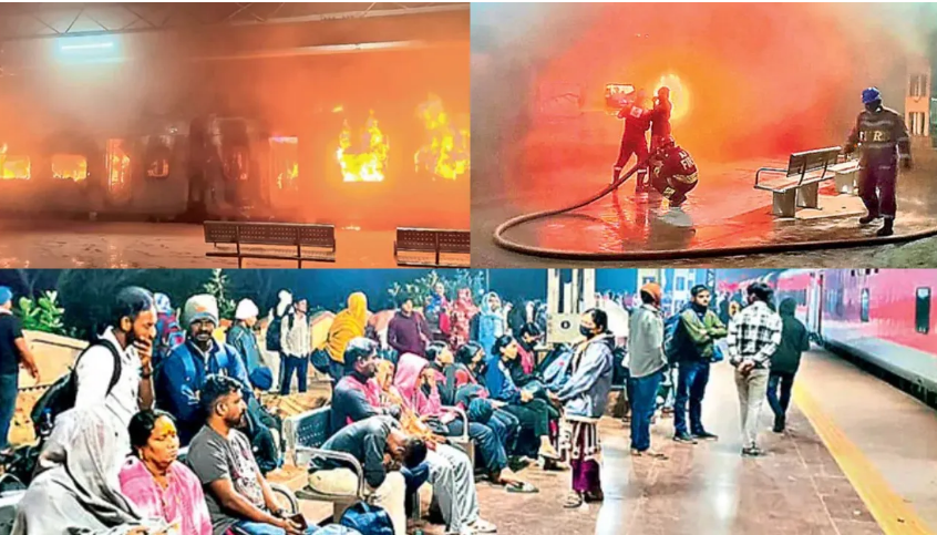 ernakulam train fire